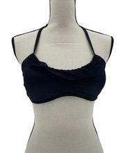 NWT Laundry Lace Trim Halter Bikini Top