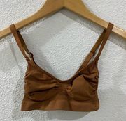 SKIMS KIM KARDASHIAN Sculpting Bralette Color Brown Size Small