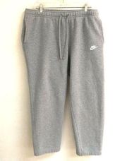 Nike  heathered gray thick drawstring sweatpants XXL