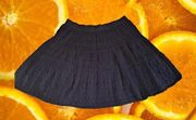 WILLI‎ Smith Mini Skirt in Black W/Lots of intricate Details