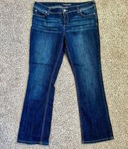 Maurice’s Blue Denim Midrise Boot Cut Size 14 Casual