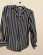 Vintage jack mulqueen silk button down shirt, size small