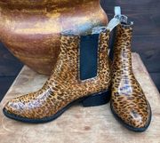 Jeffrey Campbell Havanna Last Leopard Rain boots Size 7