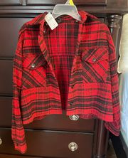 - Red Flannel Cardigan