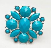 Aldo Turquoise Statement Southwest Ring size 7