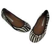 Diane von Furstenberg 'Bion' Calf Hair Ballerina Flat Size 7