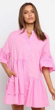 NEW Petal + Pup Sharlett Pink Oversized Dress 8