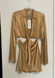 GOLDEN SATIN DRESS (6)