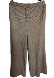 WALTER Baker NWT Carmel Tweed Lauren Wide Leg Pant Women's Size 12