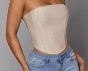 Beige Corset Top