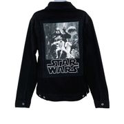 NEW Star Wars Our Universe Disney Parks Denim Jean Jacket Coat Unisex Black