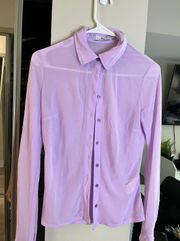 Purple Button Down Shirt