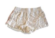 LA Hearts Off White Embroider Summer Shorts Small