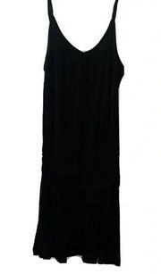 Lascana by Venus Women's Loose Strappy Black Dress Size 14