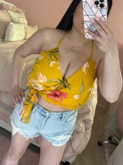 Flower Crop Top 