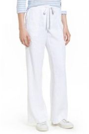 Nordstrom Signature Drawstring Waist Pants White