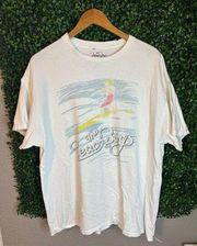 The Beach Boys Lucy Lu Distressed Oversized Tee Size Large