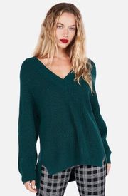 Teal Oversized Sweater XS