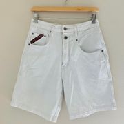 Vintage Y2K White Bermuda Shorts