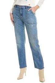 Johnny Was 31 Sovanna Worker Jean High Rise Butterfly Stitch