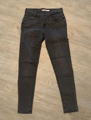 Levi Strauss Super Skinny Grey Jeans (27)