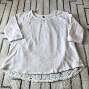 Massini sweater with lace back