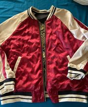 Reversible Thick Satin Jacket