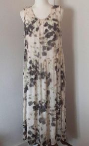 Vera Wang Shirred Waist Midi Dress Size XL