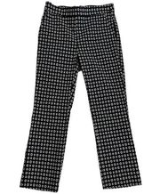 Jules & Leopold Patterned Kick Flare Trousers - Classic & Chic, Small