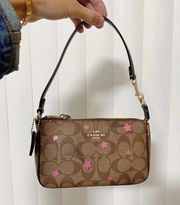 Coach  C7294 Nolita 19 In Signature Canvas With Disco Star Print In Khaki Multi