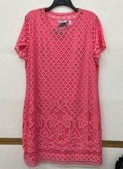 Isaac Mizrahi lace dress L