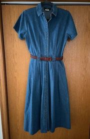 Vintage Orvis Denim Maxi Dress Size 4P