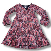 Maeve Dress Size Medium Petite Anthropologie Dress Long Sleeve Paisley No Belt 