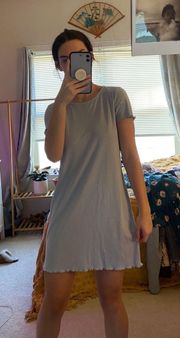 Light Blue T Shirt Dress