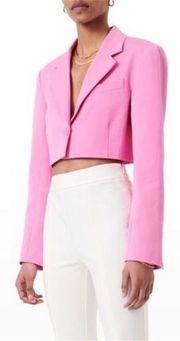 Derek Lam 10 Crosby Courtney Cropped Blazer in Pink