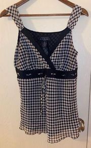 Separates by NYC Designs Co. black & cream dressy tank - size medium