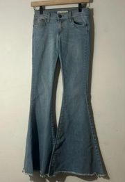 Free People  bell bottom jeans vintage style