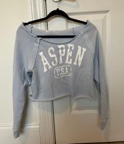 light blue crewneck 