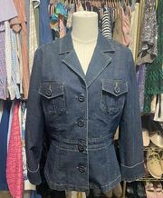 Liz, Claiborne blue Jean jacket women’s size 10. Preloved.