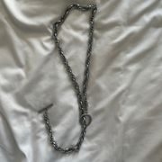 Free People Gunmetal Chain Necklace