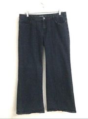 Michael Kors wide leg denim jeans 10