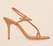 Reformation Ivy High Heels Sandals in Naked 7 New with box Womens Leather