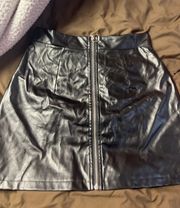 Leather Skirt