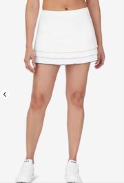 Fila White Golf Tennis Ruffle Back Spin Flounce Skort Women's Size XL NWT