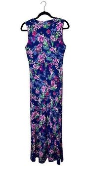 Lands End Flowered Maxi Dress, Small