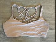 Light Pink Sports Bra