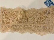 Free people lacy looks bandeau  nude‎ size xsmall