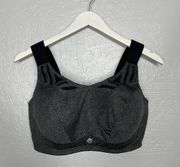 LIVI Women 40DDD Gray High-Impact Wicking Max Support Sports Bra