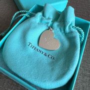 Tiffany & Co Mom Heart Charm medium
