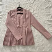 Pleated Blazer